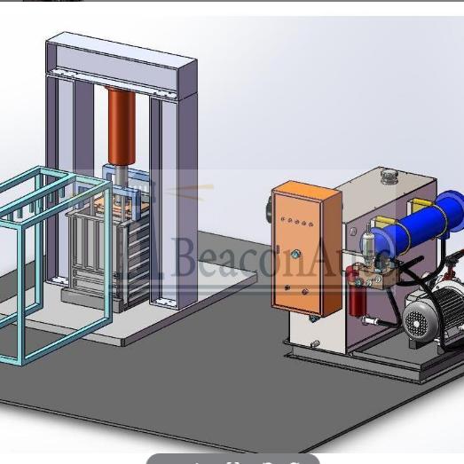 模擬高速公路邊坡土層預應力雨淋試驗系統